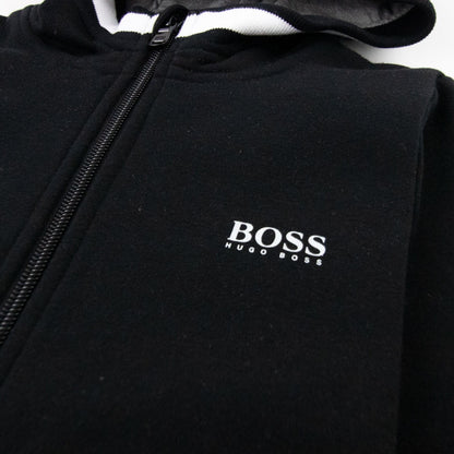 Hugo Boss Junior Fleece Hoody Black