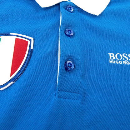 Hugo Boss Kids Italia Sport S/s Polo Blue