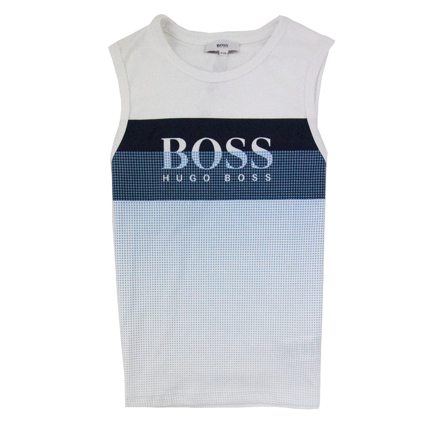 Hugo Boss Kids Logo Tank Top White