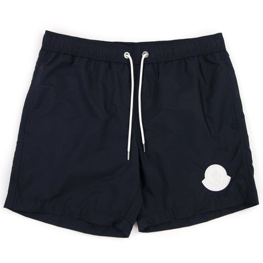 Moncler Largo Logo Swim Shorts Navy