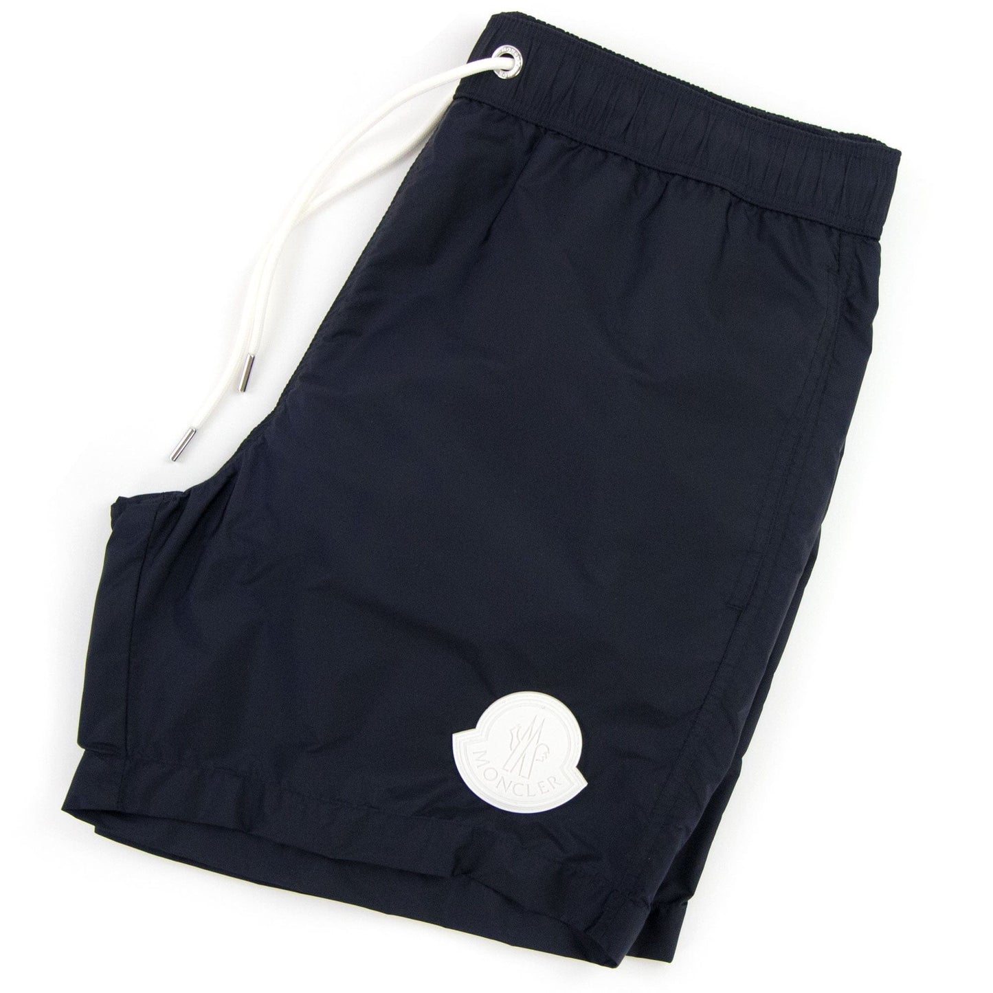 Moncler Largo Logo Swim Shorts Navy