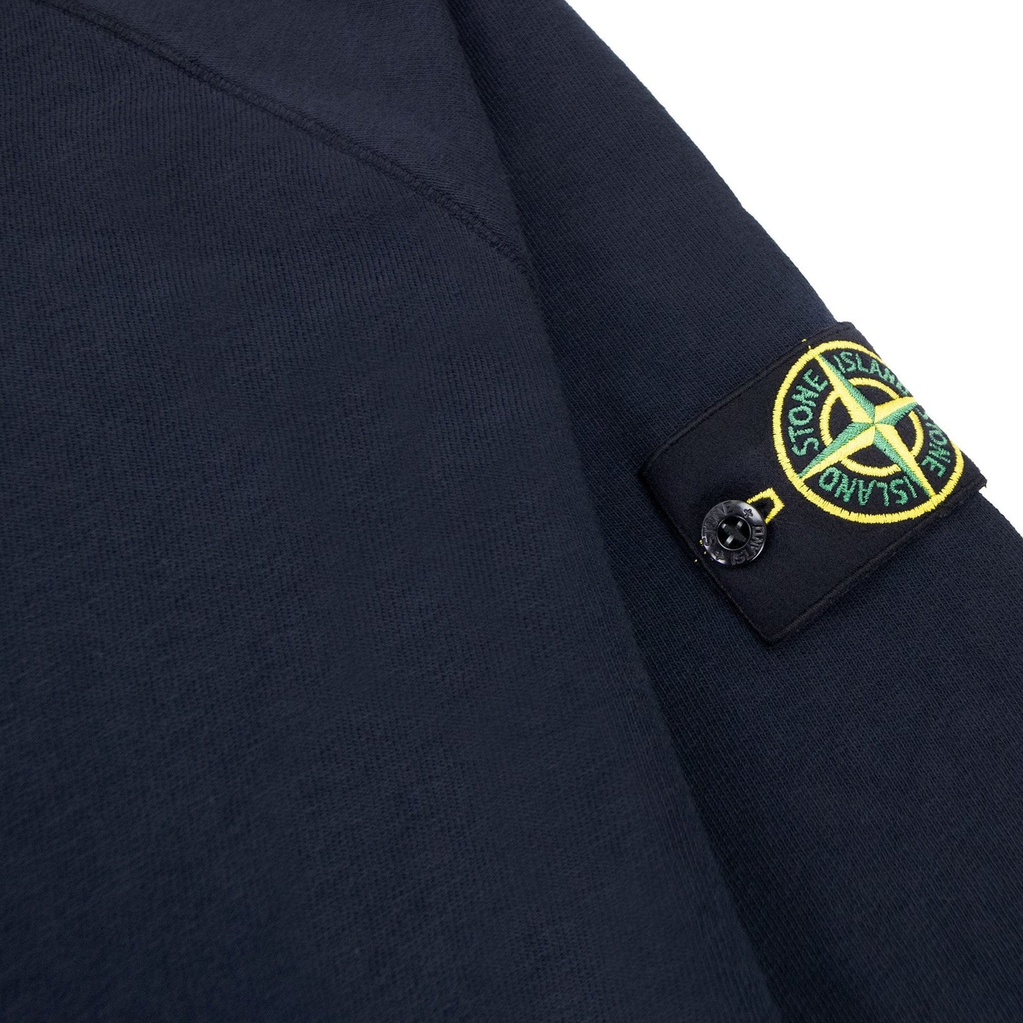 Stone Island 66360 Malfile Fleece Garment Dyed Sweatshirt Navy V0020