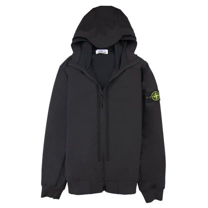 Stone Island 40427 Dye Technology Light Soft Shell Jacket Black V0029