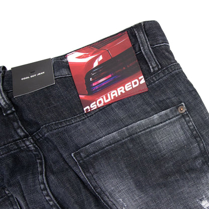 Dsquared2 Black Knee Patch Cool Guy Jean Black