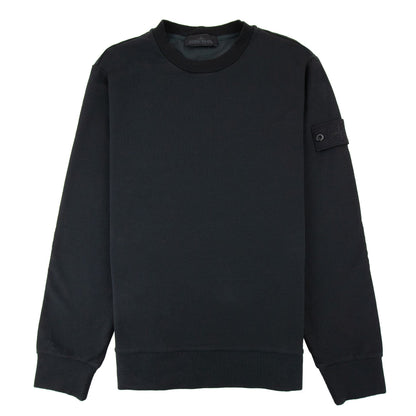 Stone Island 632f3 Cotton Stretch Fleece_ghost Piece_garment Dy Black V0029