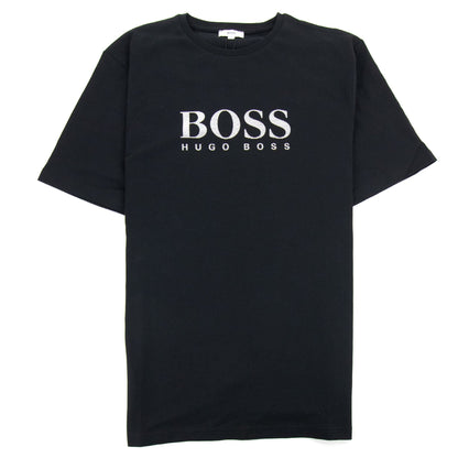 Hugo Boss Kids Printed Logo T Shirt Black