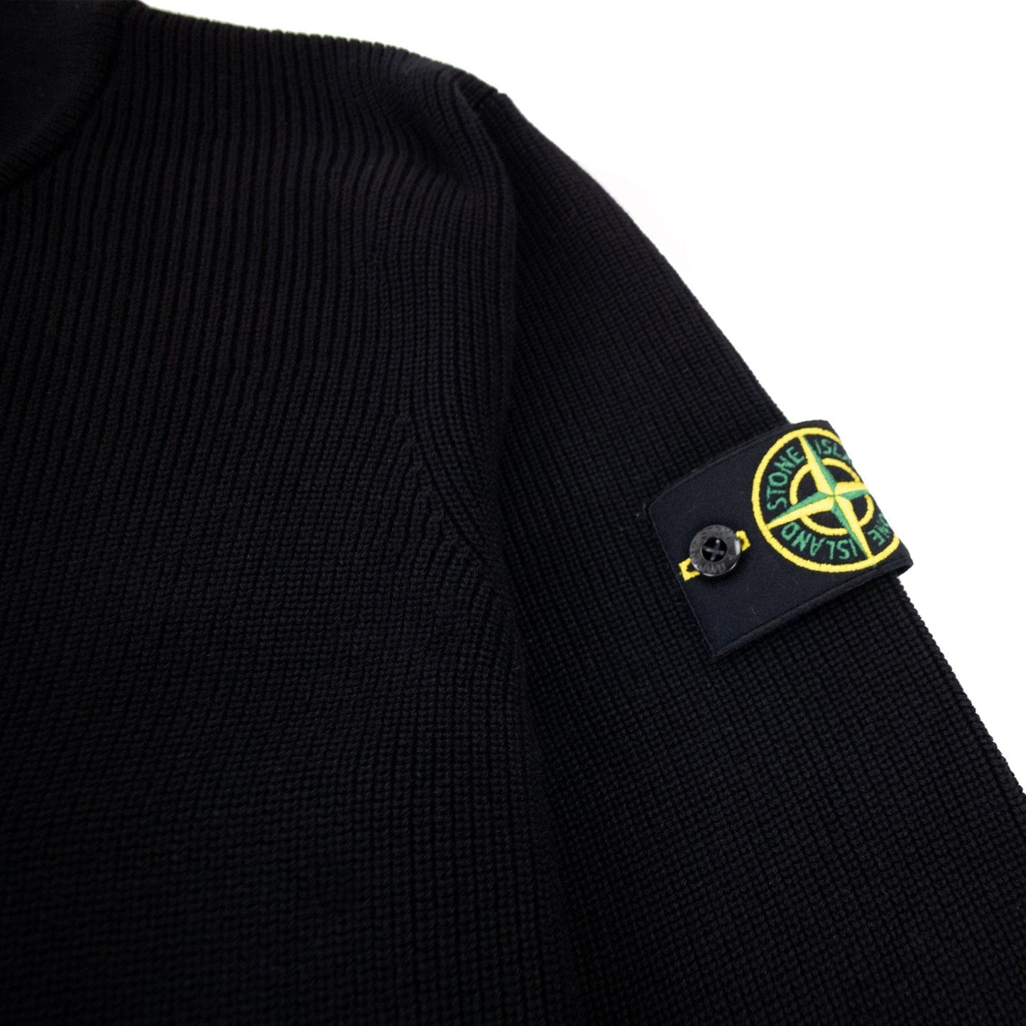 Stone Island 551d8 Knitted Cardigan Black V0029