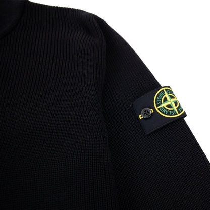 Stone Island 551d8 Knitted Cardigan Black V0029