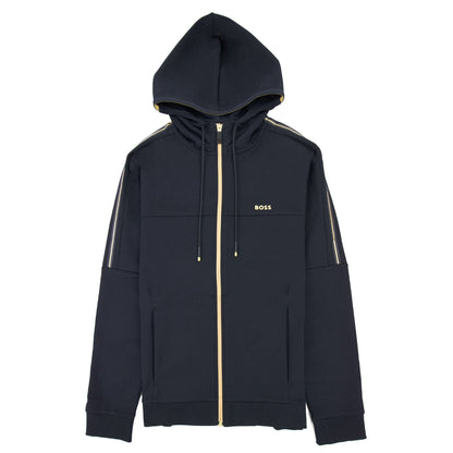 Hugo Boss Saggy 1 Hoody Side Stripes Navy