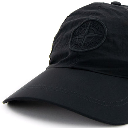 Stone Island 99576 Nylon Metal Compass Cap Black V0029