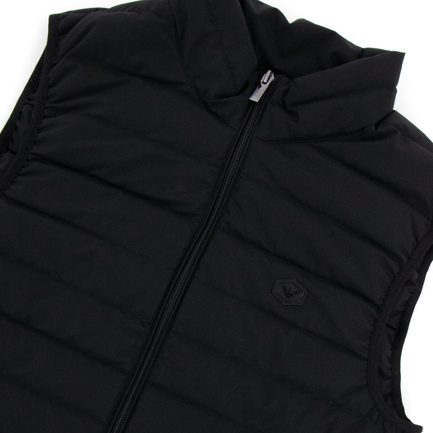 Emporio Armani Quilted-nylon Sleeveless Down Jacket Black