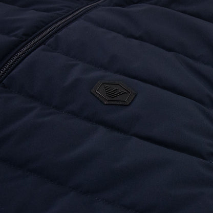 Emporio Armani Quilted-nylon Sleeveless Down Jacket Navy