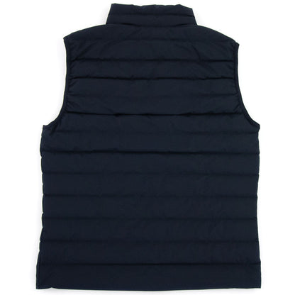 Emporio Armani Quilted-nylon Sleeveless Down Jacket Navy