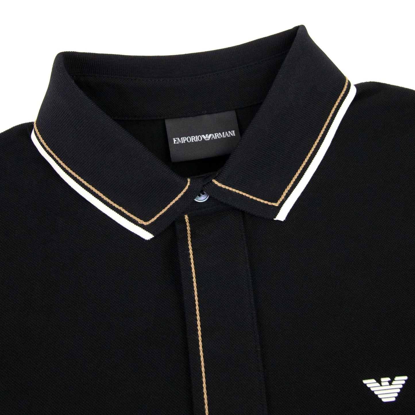 Emporio Armani Mercerised Pique Polo