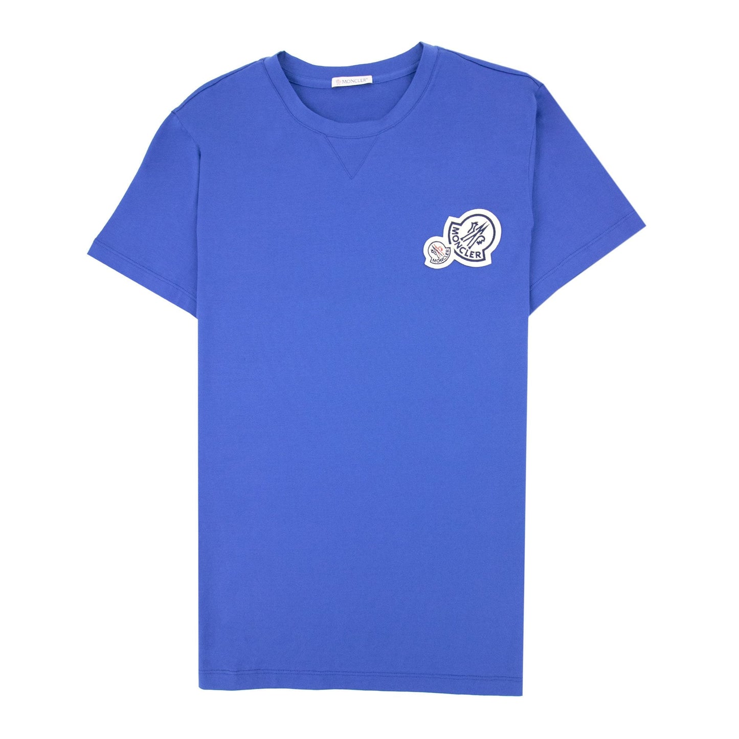 Moncler Double Logo T-shirt Royal Blue