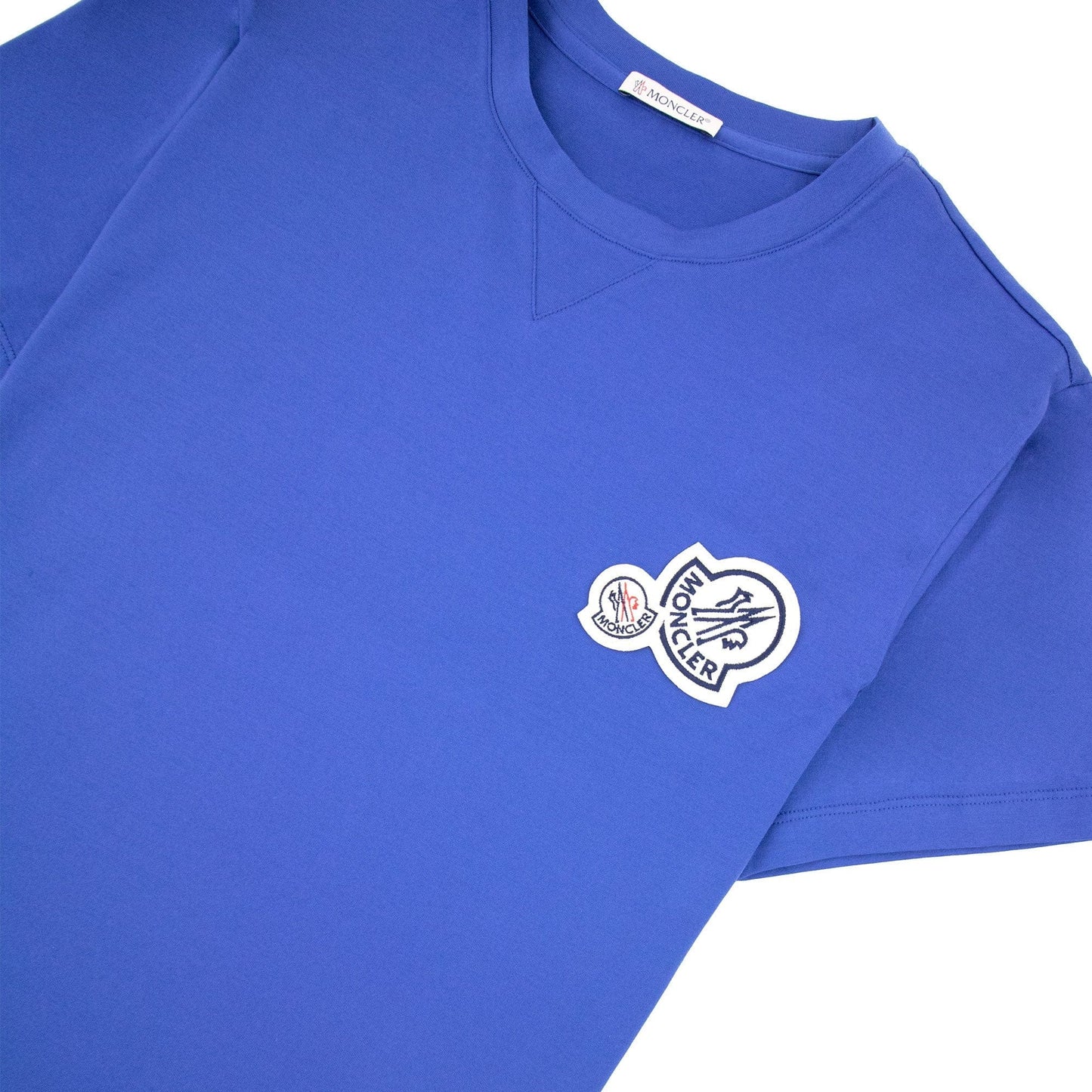 Moncler Double Logo T-shirt Royal Blue