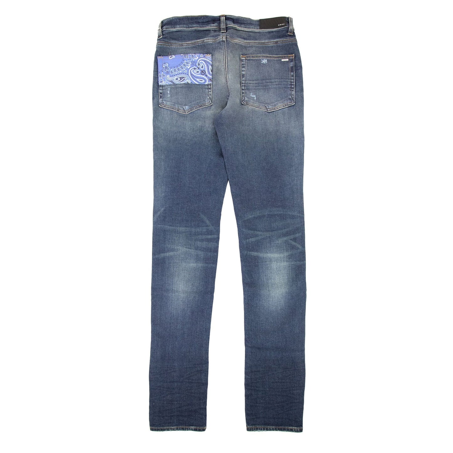 Amiri Vintage Bandana Artpatch Jean Denim