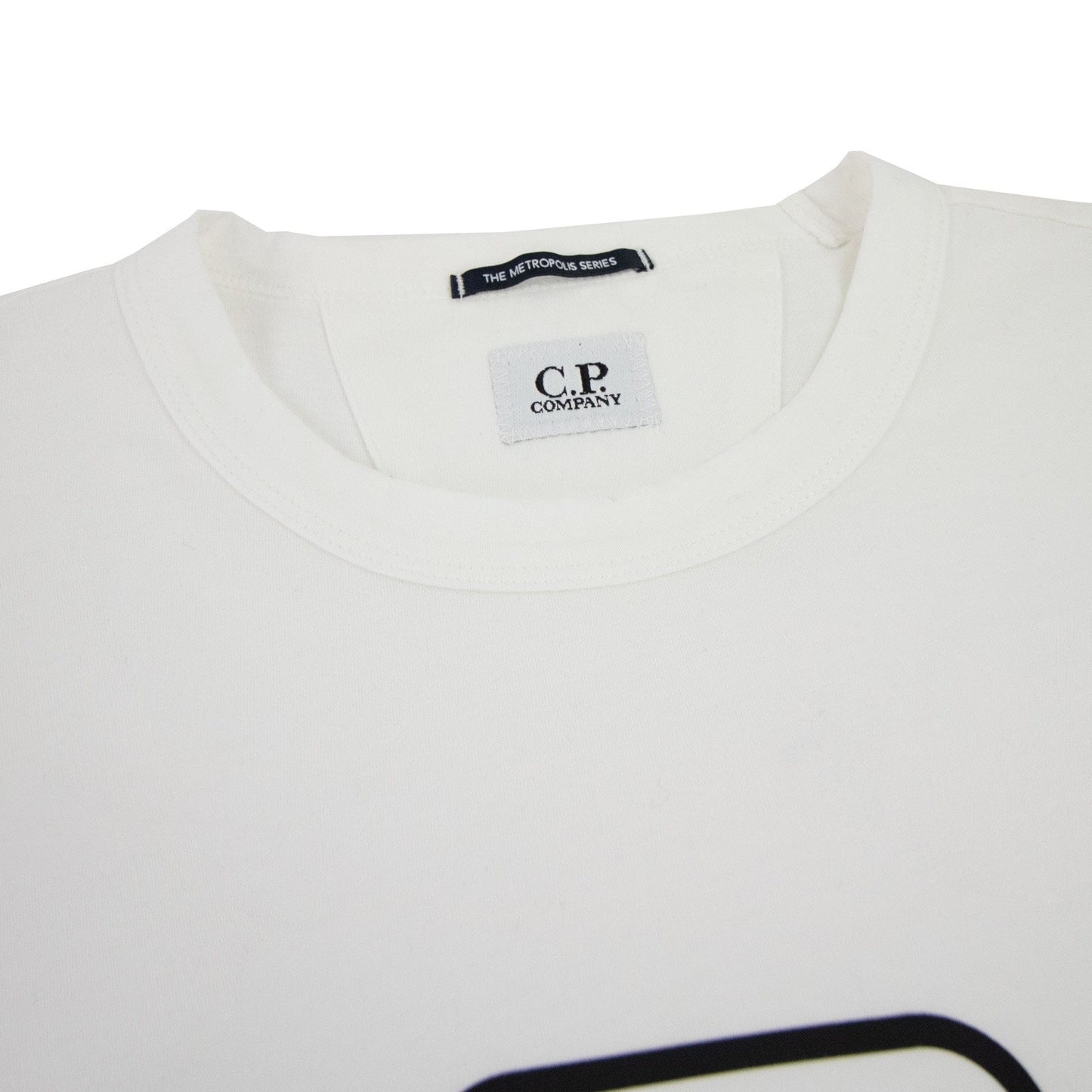 Cp Company Metropolis Series 30/1 Jersey Visual T-shirt White 103