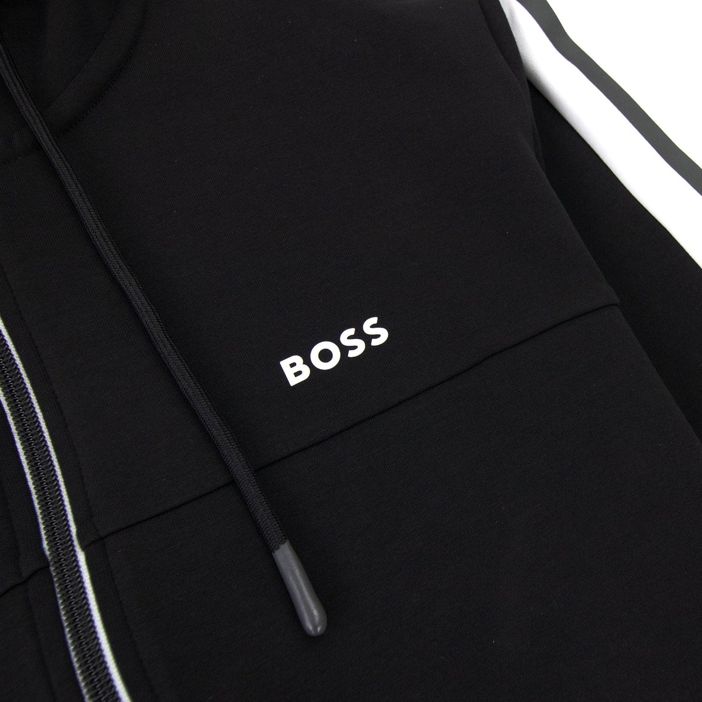 Hugo Boss Saggy 1 Hoody Side Stripes Black 001
