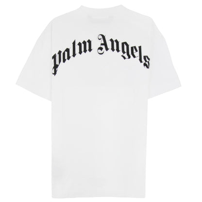 Palm Angels Broken Palm Classic T Shirt White/Green
