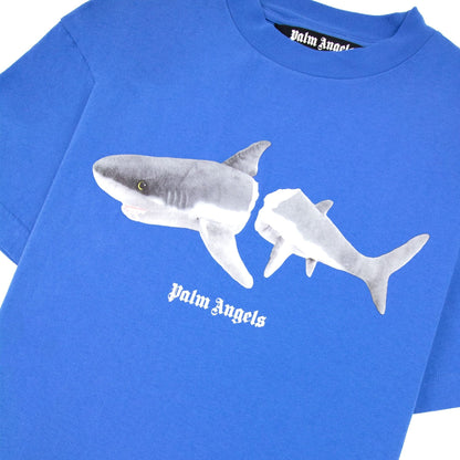 Palm Angels Pa Shark Classic Tee Blue