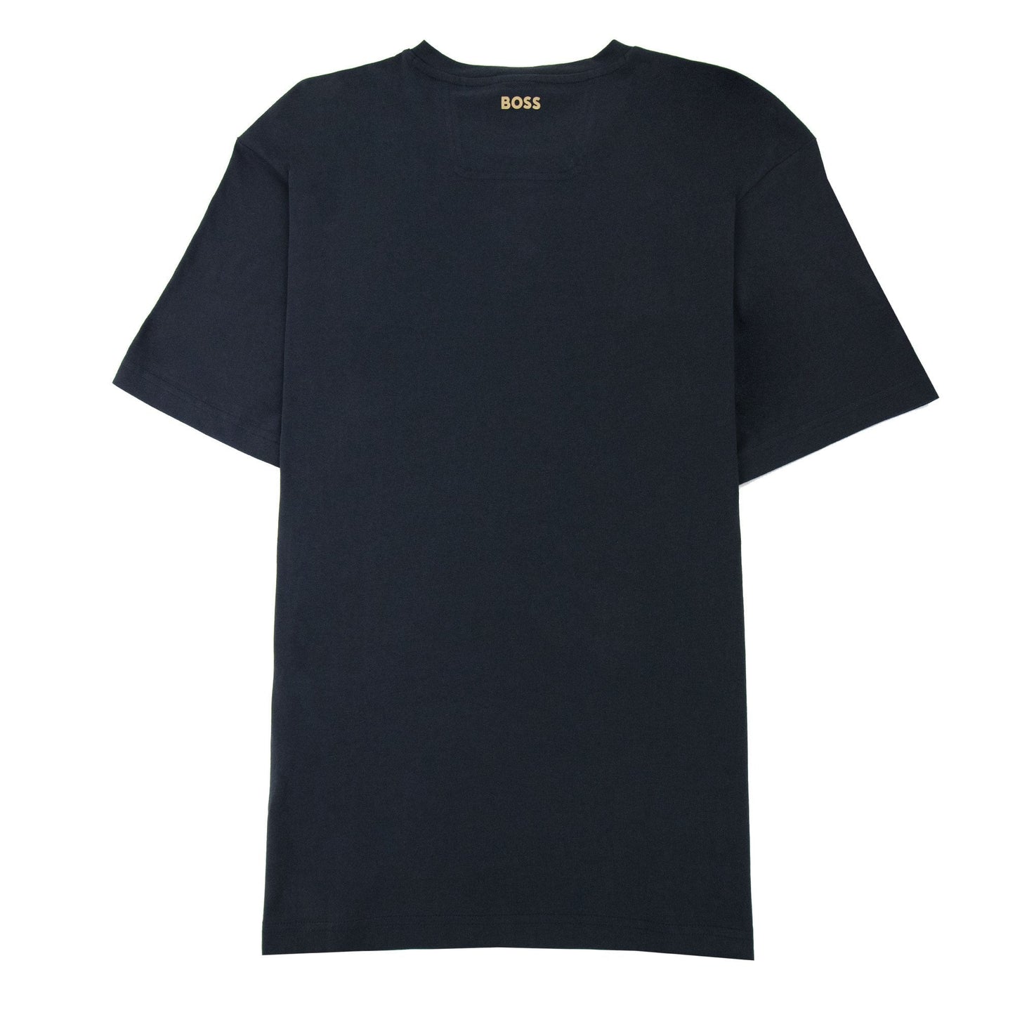 Hugo Boss Tee 1 Colour Block Logo T Shirt Dark Navy 402