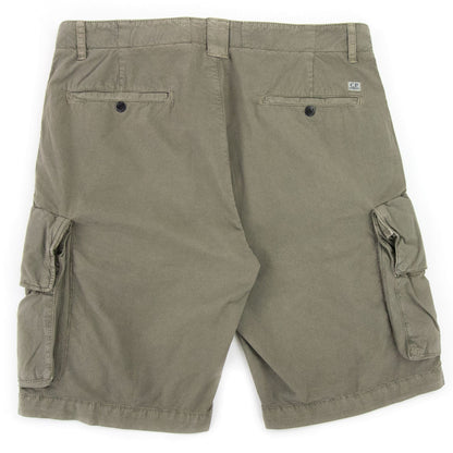 Cp Company Be285a Twill Stretch Utility Shorts Beige 322