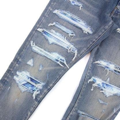 Amiri Tie Dye Bandana Thrasher Jean Denim