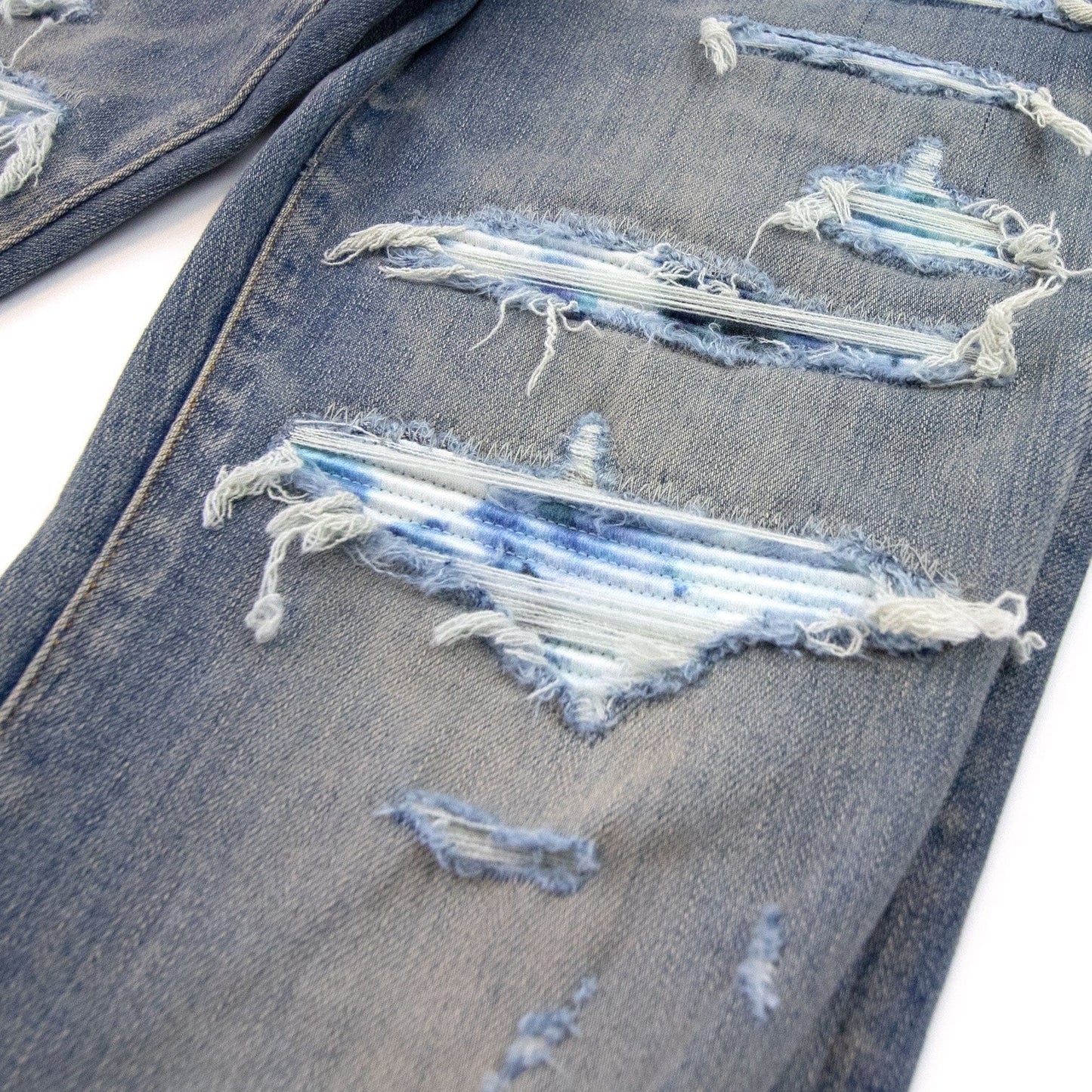 Amiri Tie Dye Bandana Thrasher Jean Denim