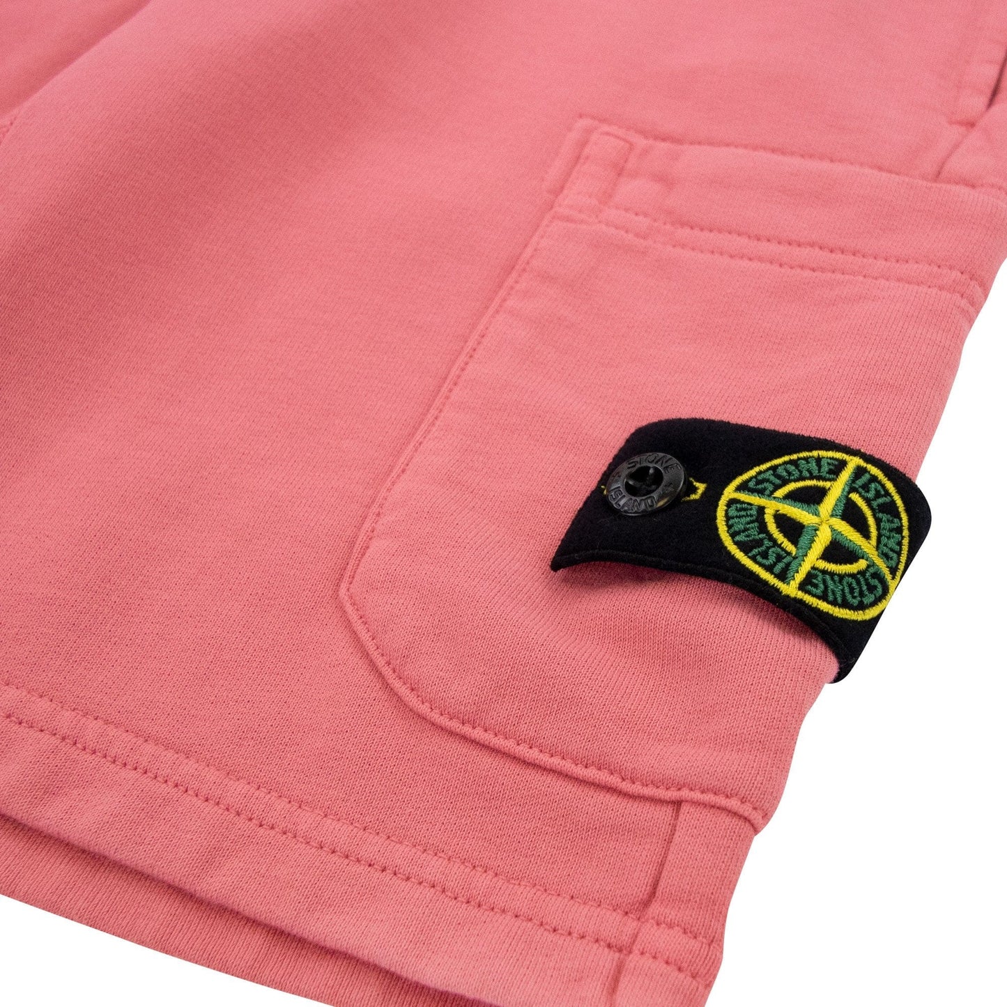 Stone Island Junior S/s Shorts Fuchsia