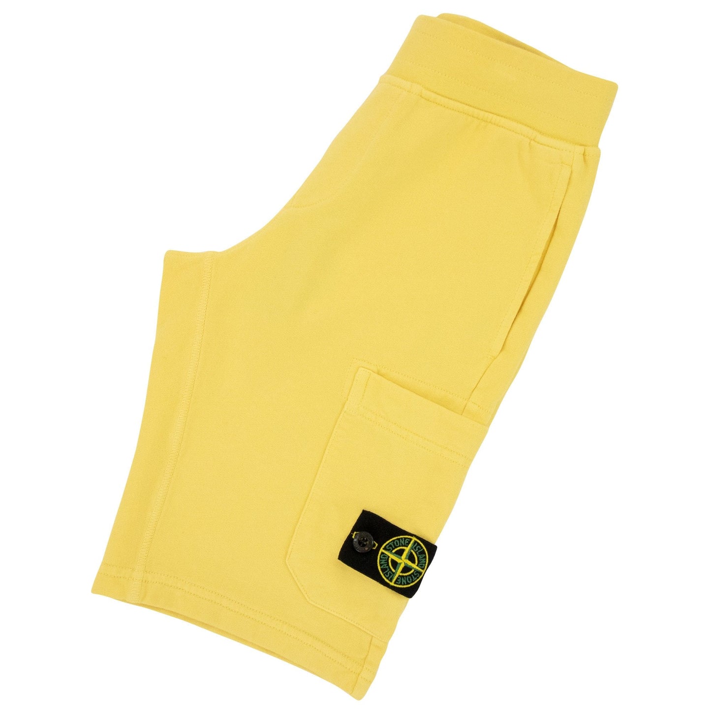 Stone Island Junior S/s Shorts Yellow V0030