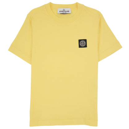 Stone Island Junior Chest Patch T/s Yellow V0030