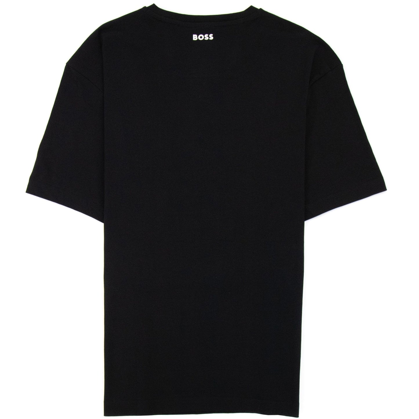 Hugo Boss Tee 1 Colour Block Logo T Shirt Black 001