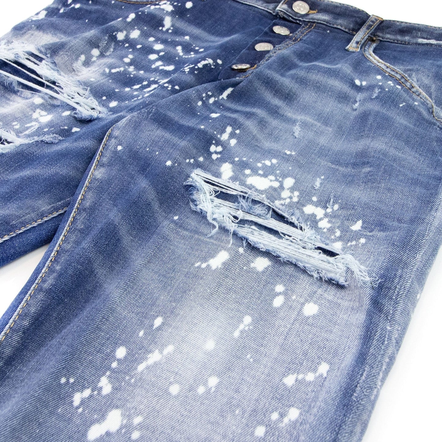 Dsquared2 Super Twinkey Ripped Jeans Navy Blue 470