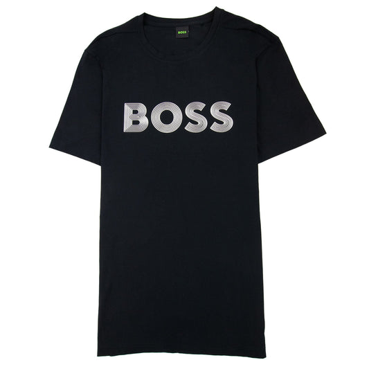 Hugo Boss Tee 6 Logo T Shirt Black 001