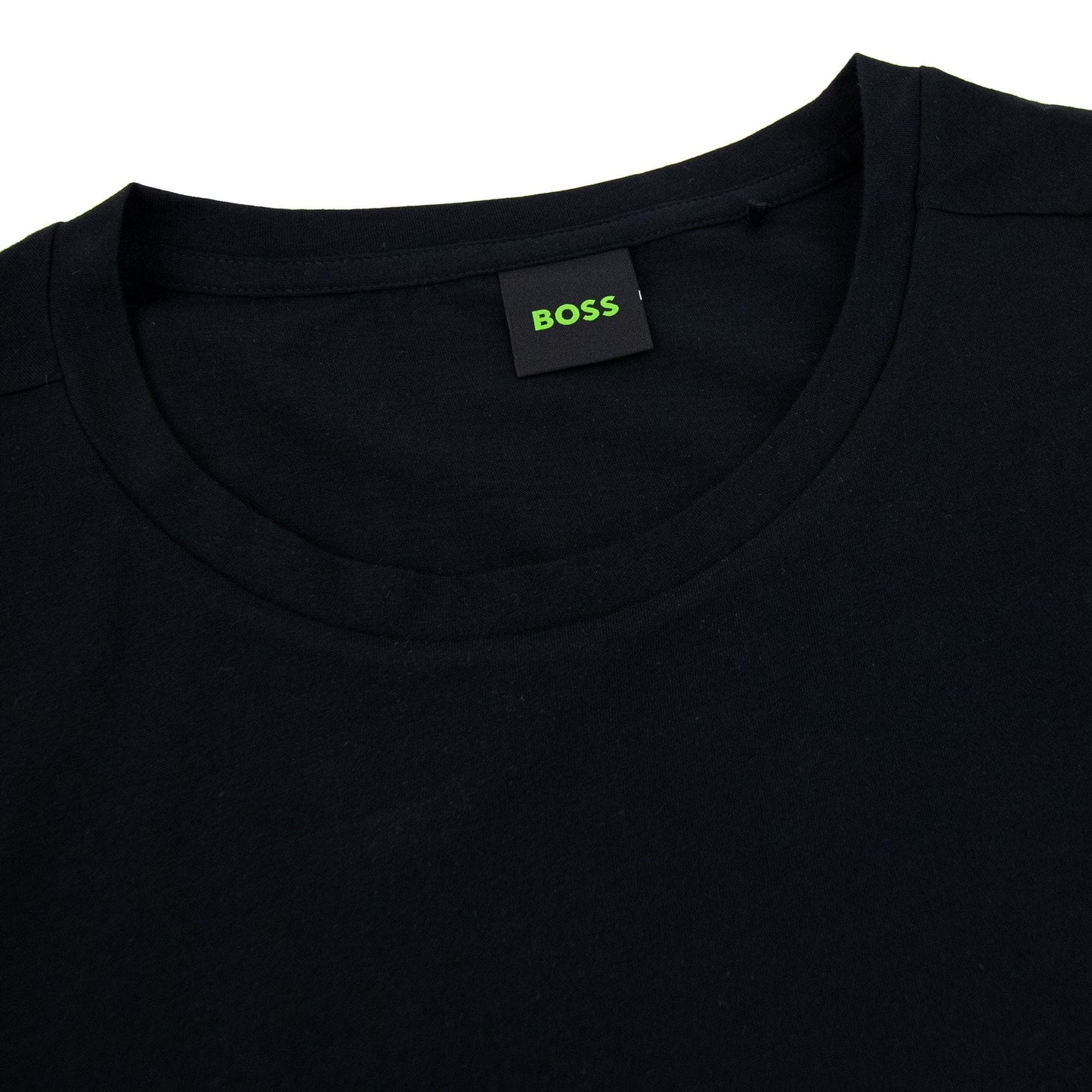 Hugo Boss Tee 6 Logo T Shirt Black 001