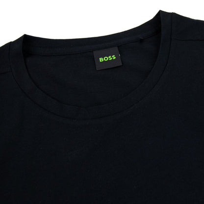 Hugo Boss Tee 6 Logo T Shirt Black 001