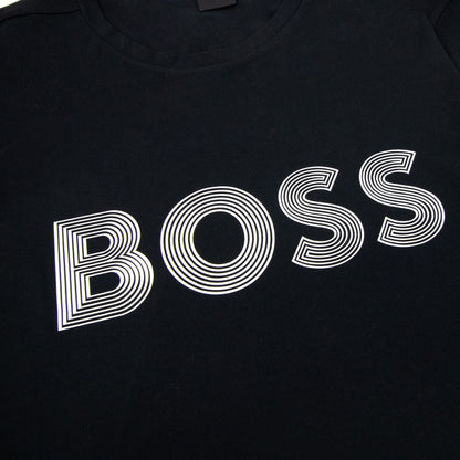 Hugo Boss Tee 6 Logo T Shirt Black 001