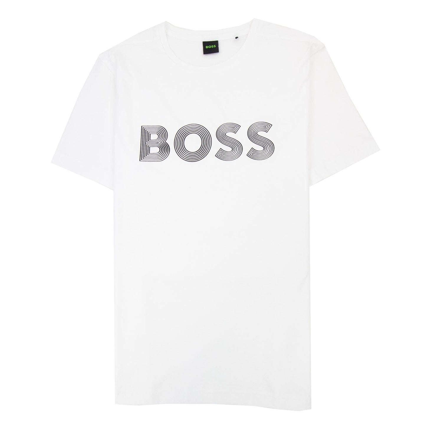 Hugo Boss Tee 6 Logo T Shirt White 100