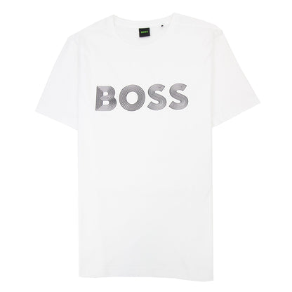 Hugo Boss Tee 6 Logo T Shirt White 100