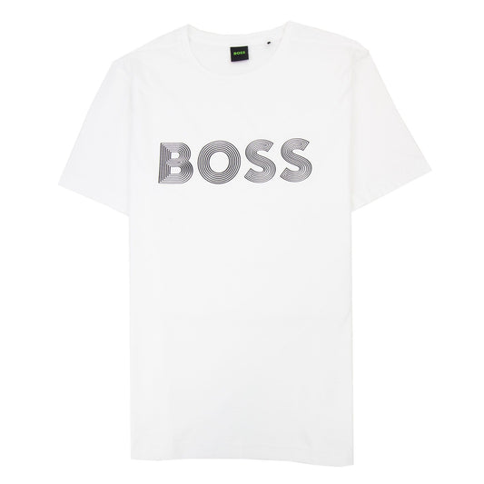 Hugo Boss Tee 6 Logo T Shirt White 100