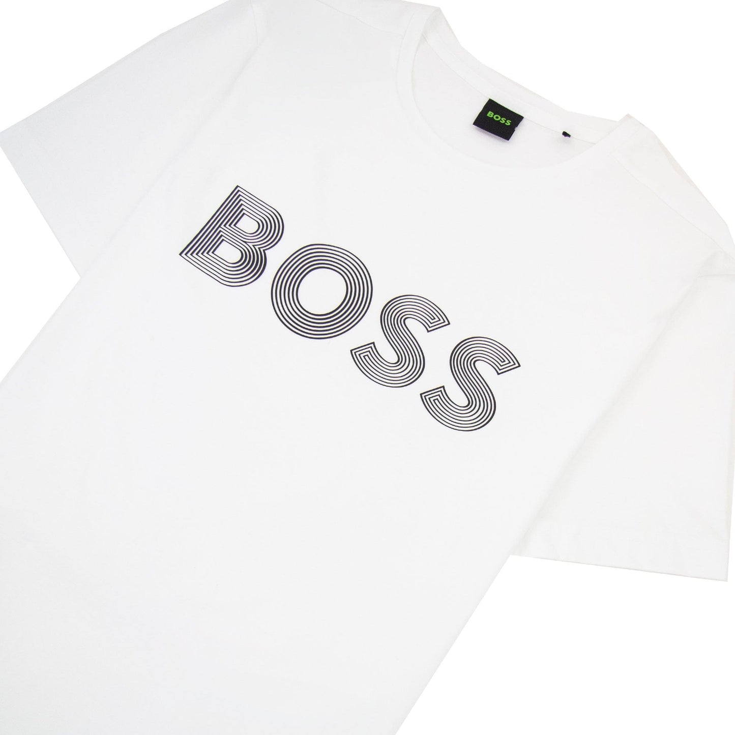Hugo Boss Tee 6 Logo T Shirt White 100
