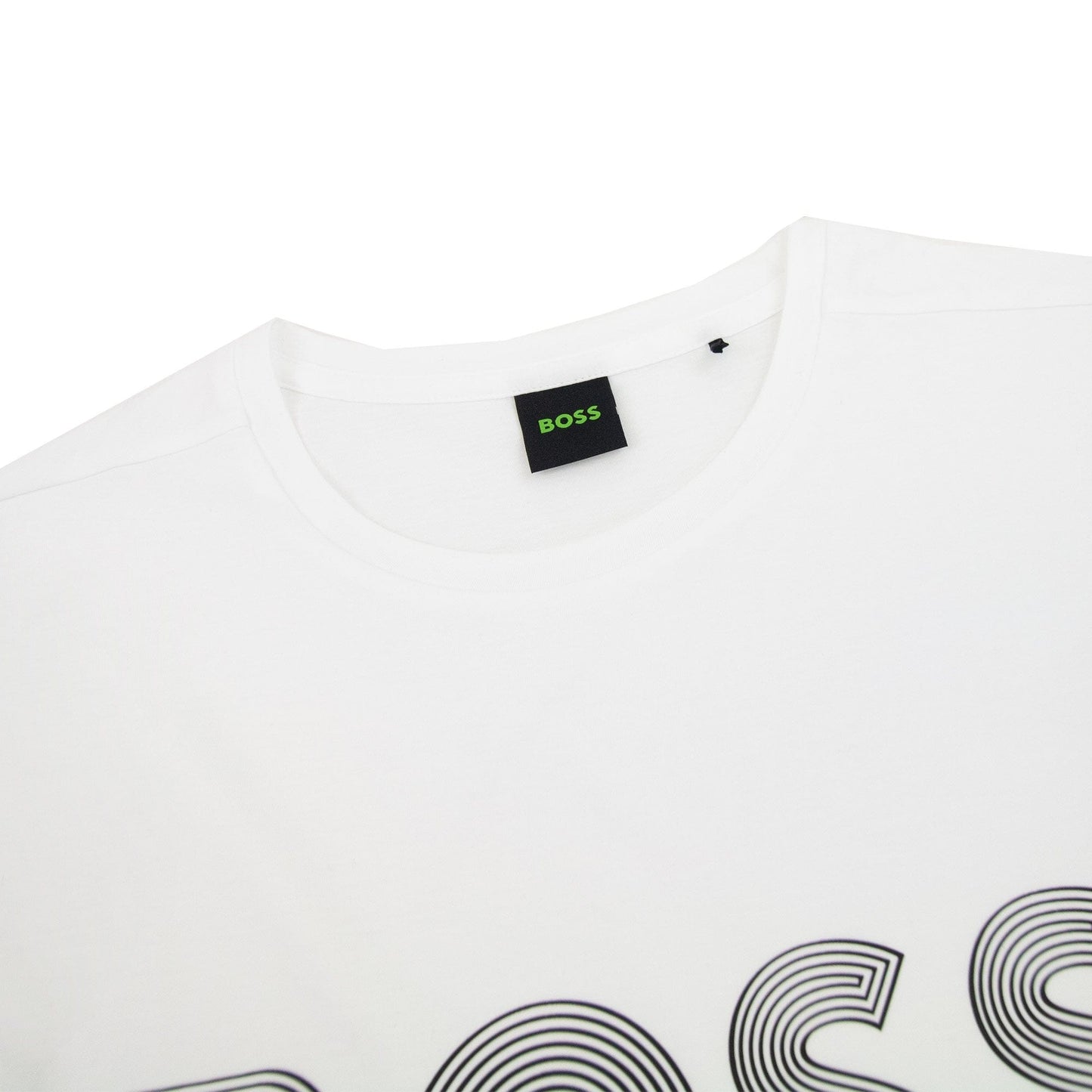 Hugo Boss Tee 6 Logo T Shirt White 100