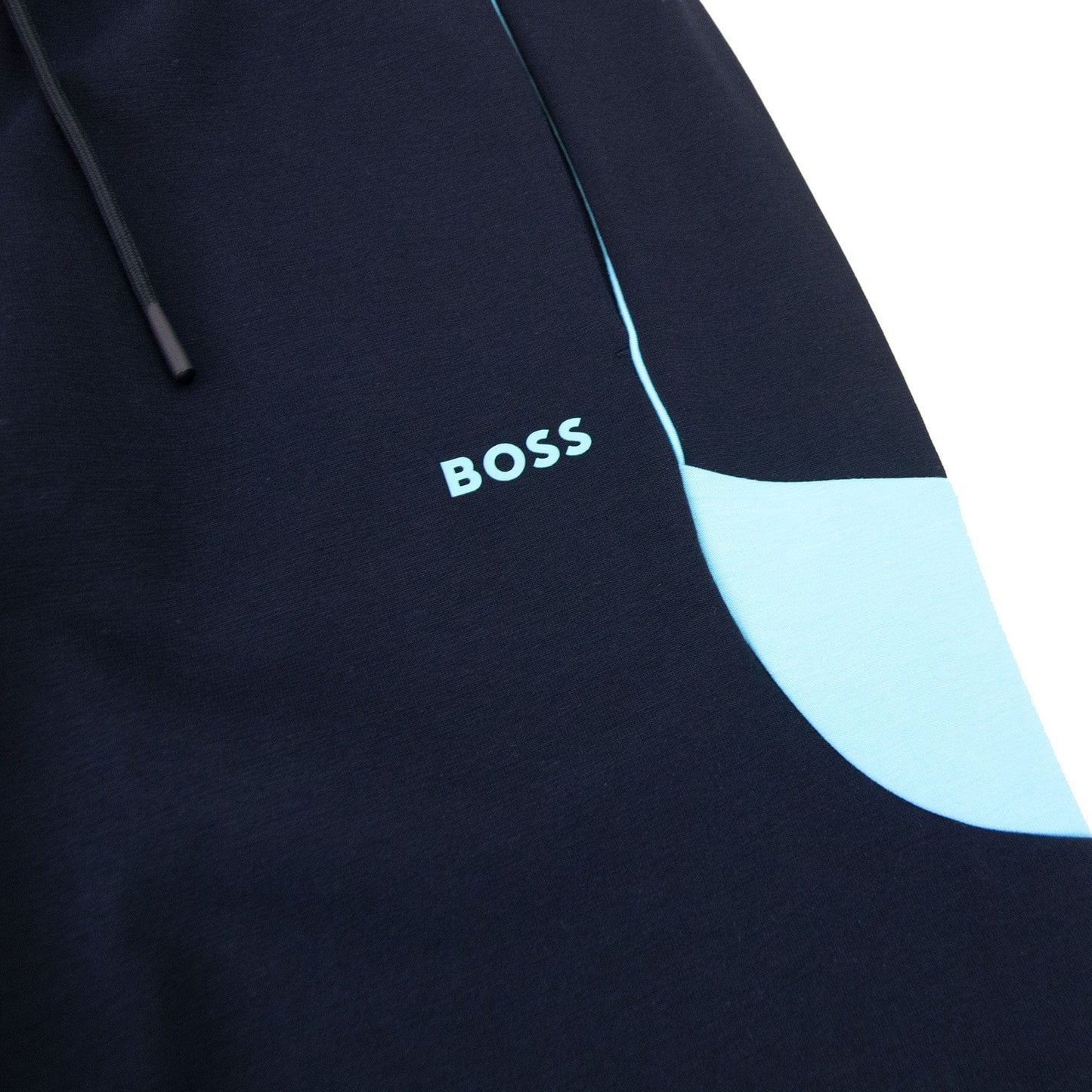 Hugo Boss Contrast Inserts Logo Tracksuit Dark Navy 402