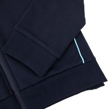 Hugo Boss Contrast Inserts Logo Tracksuit Dark Navy 402