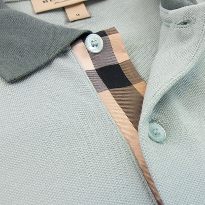 Burberry Lawford L/s Polo Eucalyptus Green