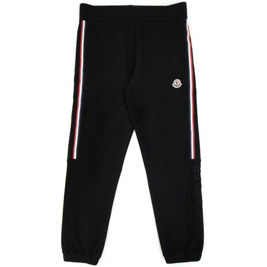 Moncler Tricolour Accent Jogging Trousers Black