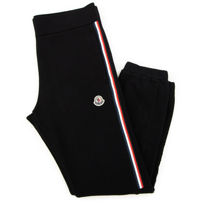 Moncler Tricolour Accent Jogging Trousers Black