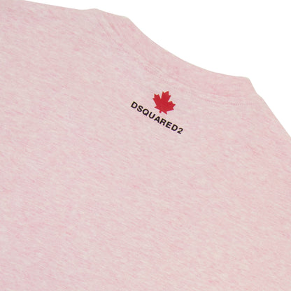 Dsquared2 Back Logo S/s T Shirt Pink Marl