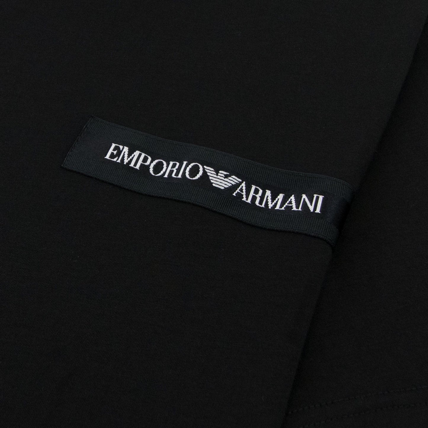 Emporio Armani Emporio Armani Crew Neck Logo T Shirt Black